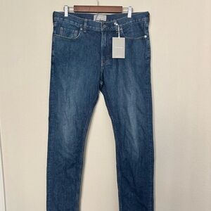 Everlane Selvedge Slim Fit Mens Jeans 33x32 Indigo Classic Straight Organic